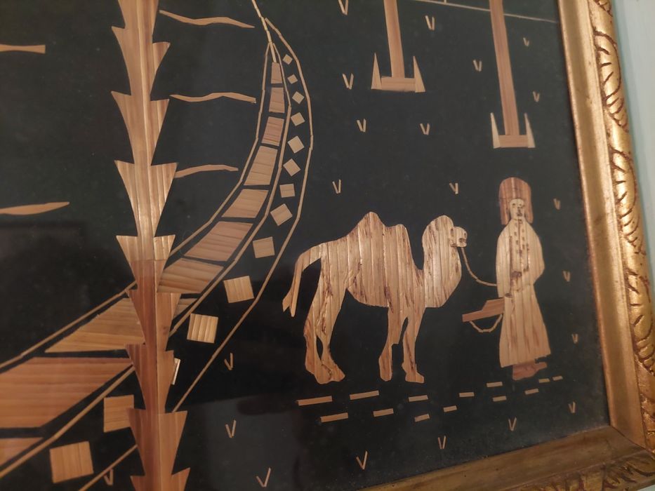 Tablou in rama de lemn aurit