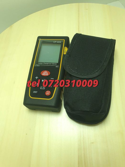 Telemetru  Ruleta Laser 40m precizie2mm Lentile Germania