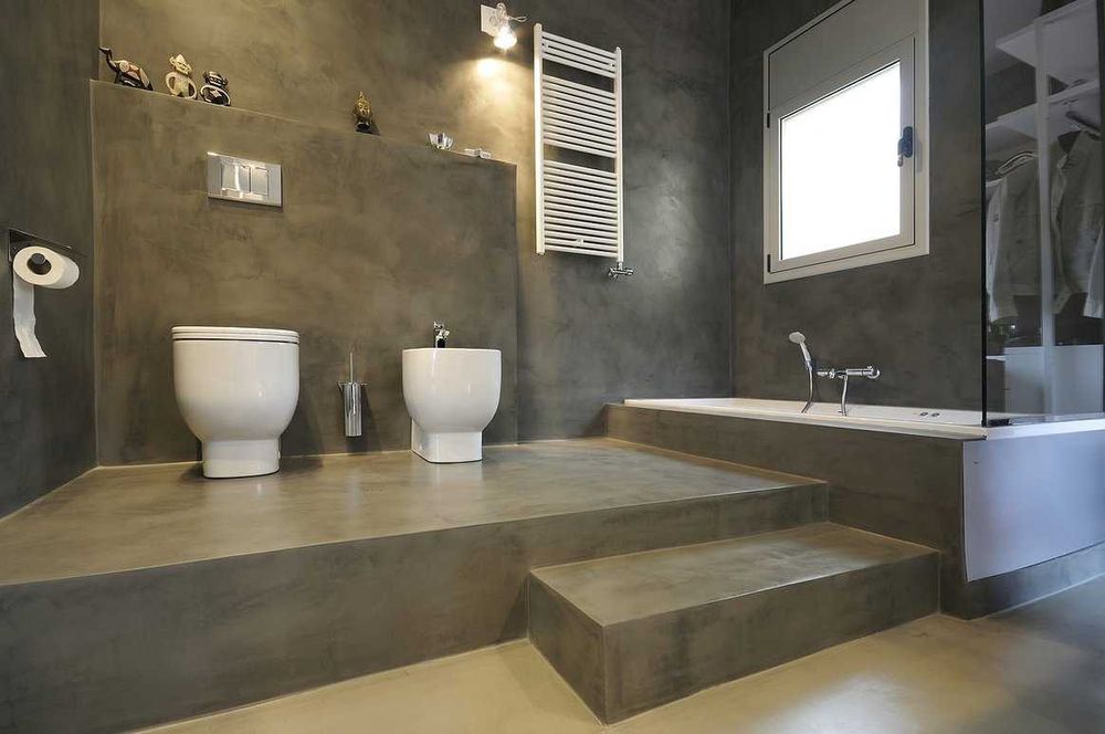 Декоративное покрытие «Микроцемент»: 20 видов