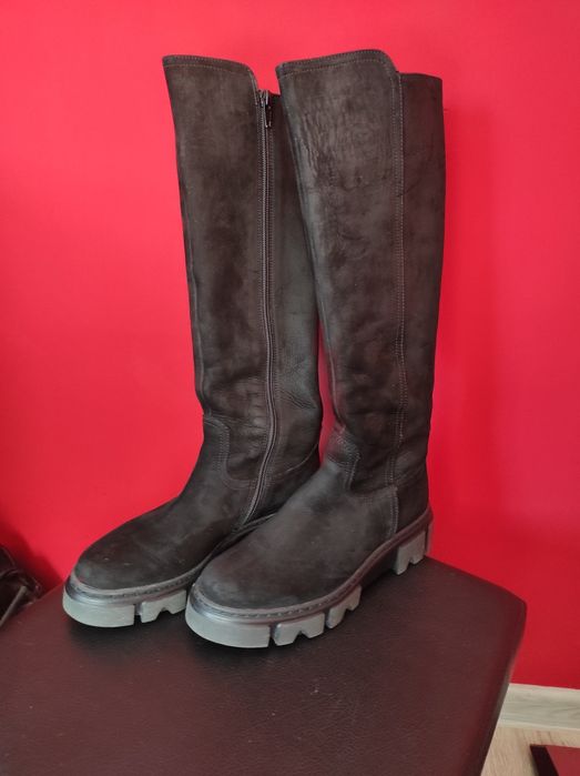 Дамски ботуши  GABOR естествен набук