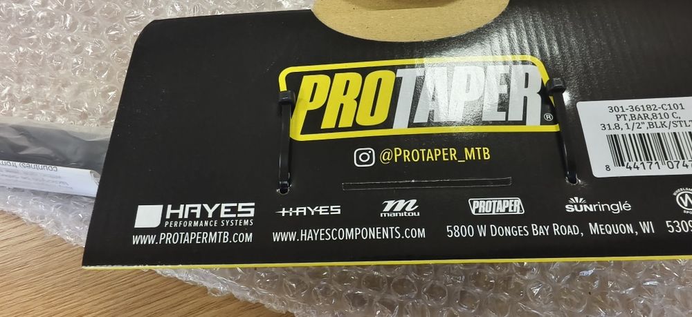 Карбоново кормило ProTaper Carbon 31.8x810mm Rise 13mm Black/Stealth