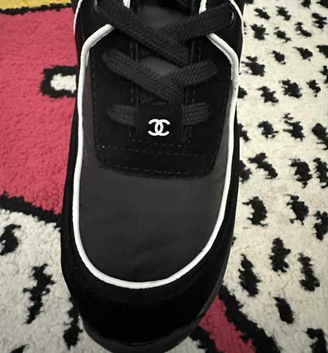 Chanel CC Logo Sneaker Black (Reflective)