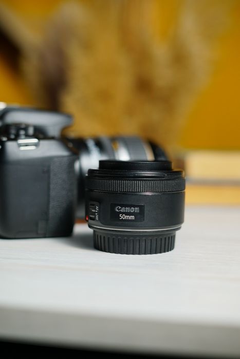 Canon eos 1300d и обьектив 50mm f1.8