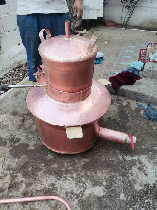 Vand cazane de tuica din cupru alimentar are 120l