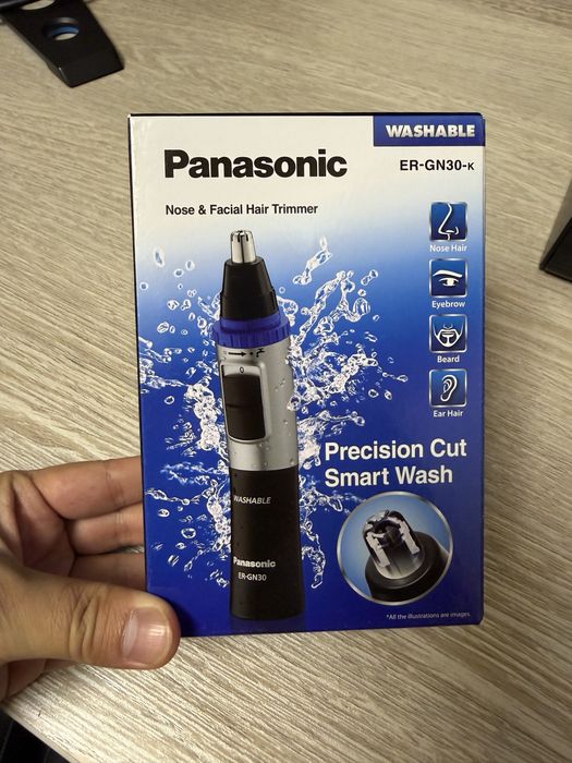 Триммер Panasonic ER-GN30-K (для носа, ушей и бровей) — Новый