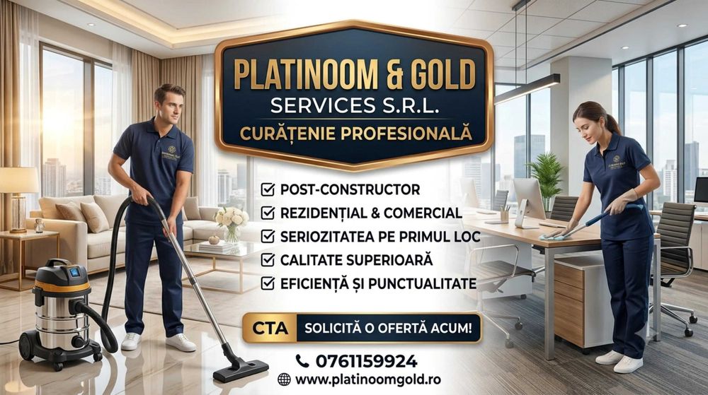 Servicii Profesionale de Curatenie Rezidential Birouri PostConstructor