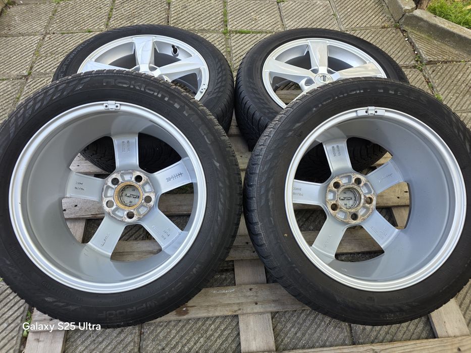 Лети джанти 16ки 5х108 Volvo + зимни гуми 205/55/16 Nokian
