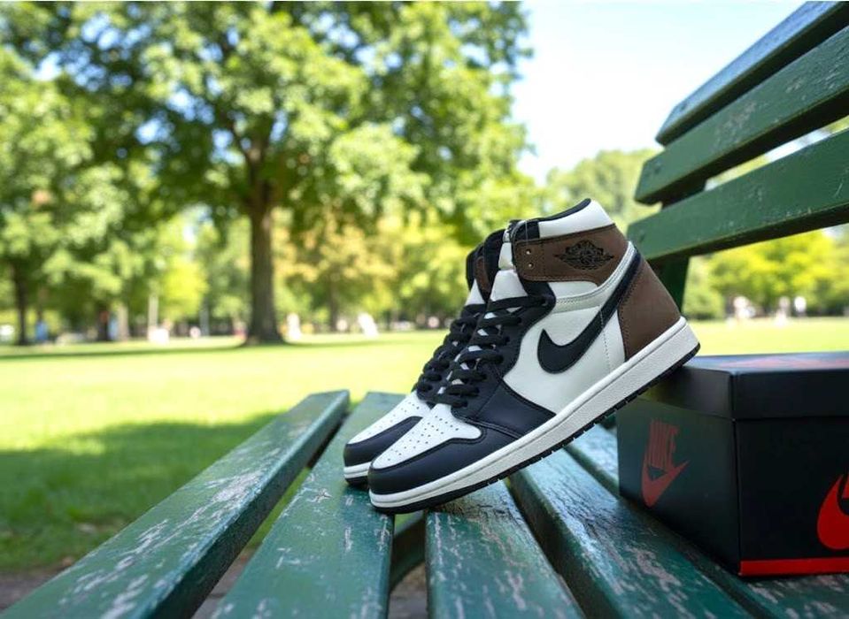 Adidasi Jordan 1 High Dark Mocha - Produs Premium Unisex