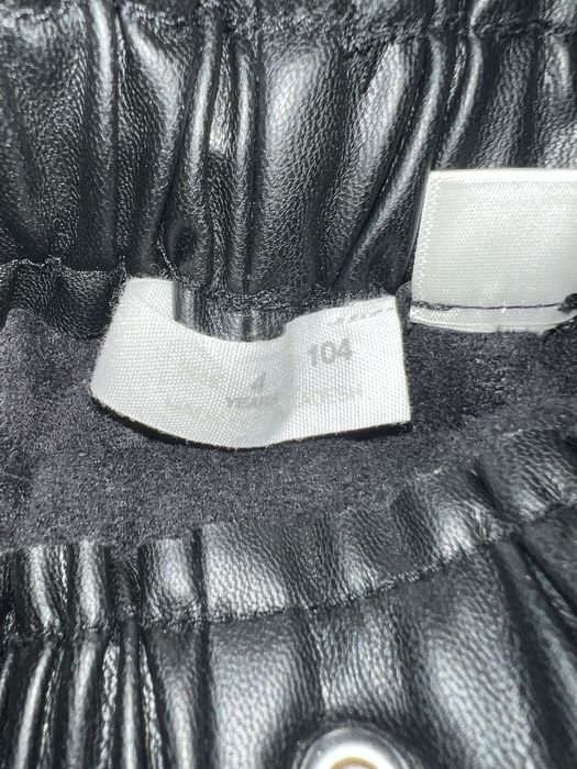 Pantaloni imitatie piele Zara 104 fetite