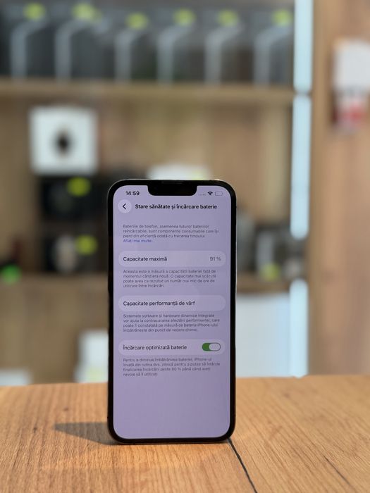 iPhone 13 Pro 128GB Graphite/Baterie91%/Garantie 12 LUNI @atsgsm.ro