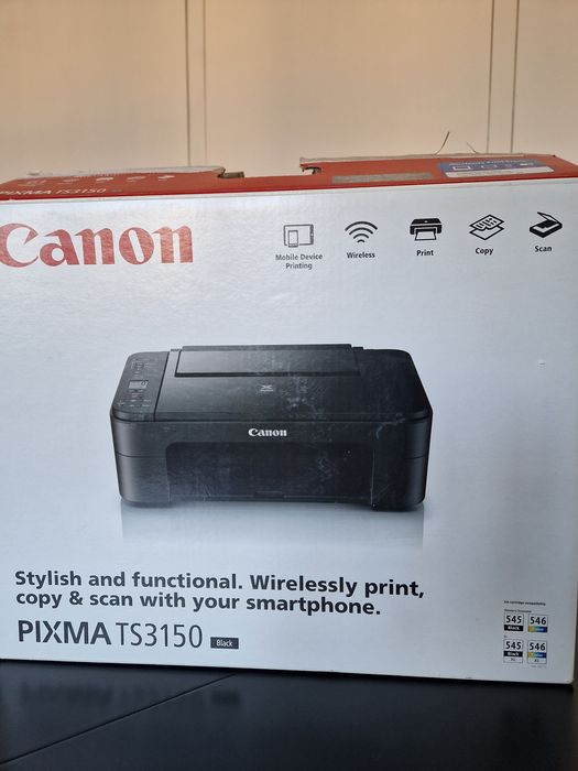Canon PIXMA TS3150 – Отлично състояние, с оригинална кутия