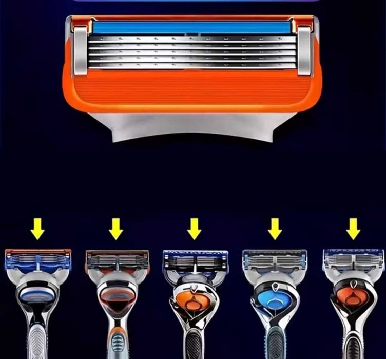 Ножчета/накрайници и дръжка за Gillette Fusion 5 - ПОДАРЪК ДРЪЖКА!!!