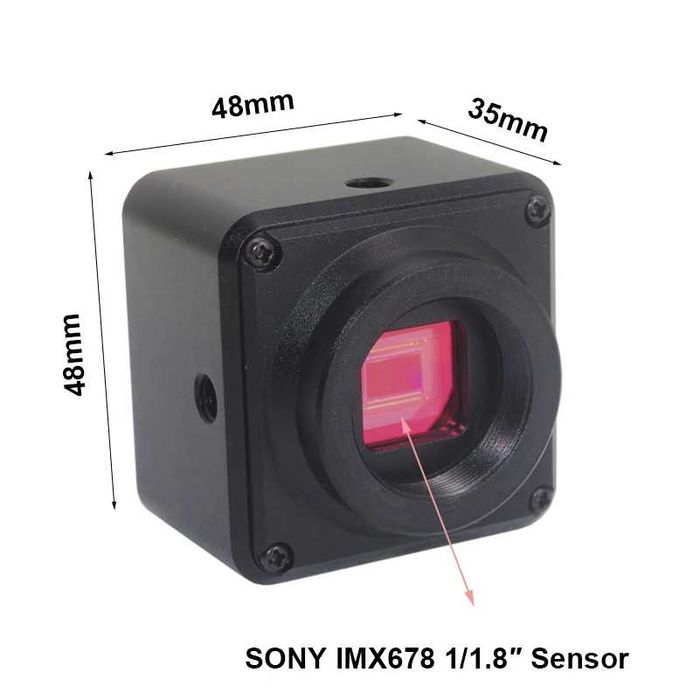 4K 30FPS 1080p 60FPS Lapsun IMX678 C-Mount комплект HDMI USB 2.0 дигитална индустриална камера микроскоп SMD