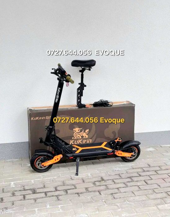 Trotineta electrica mare KUKIRIN G2 MAX 1000 wati scaun NOUA sigilata