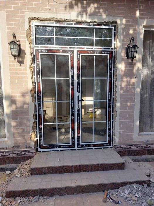 Пластиковые термо окна, двери, витражи, перегородки. Цена за 1 кв.м.