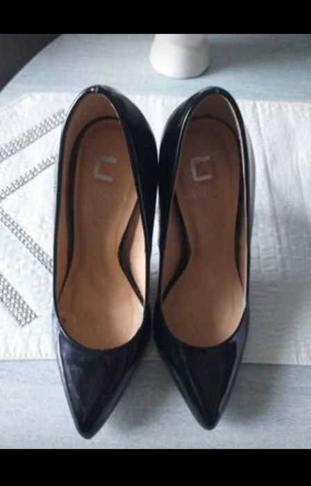 Pantofi stiletto luciosi