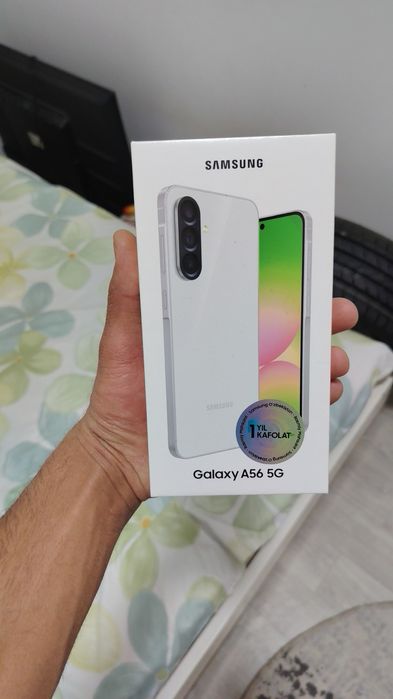 Samsung A 56 xolati ideal turibti