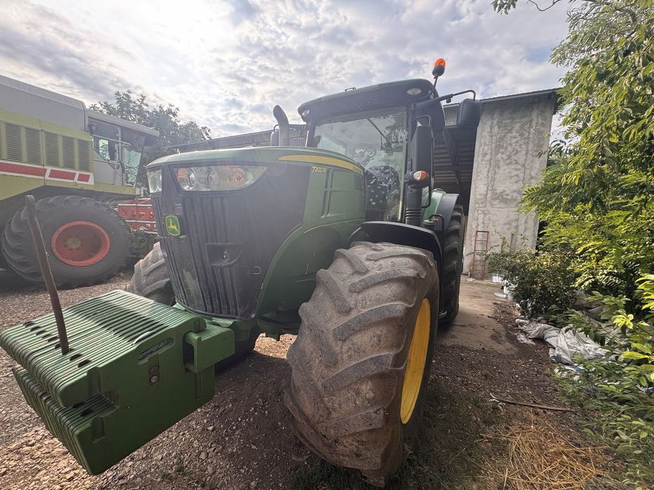 Tractor John Deere 7200R (200 CP) + plug Pottinger Servo 45 M (5 trupițe