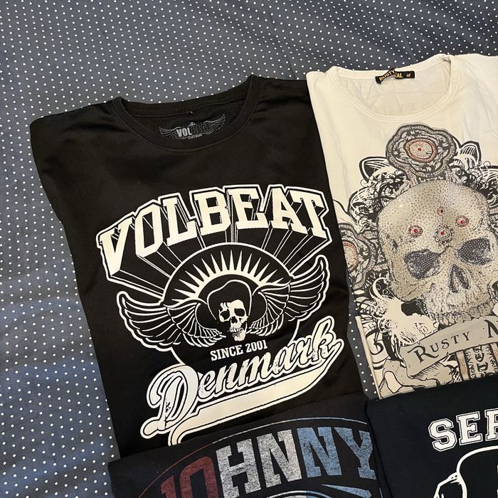 Lot de tricouri Rock