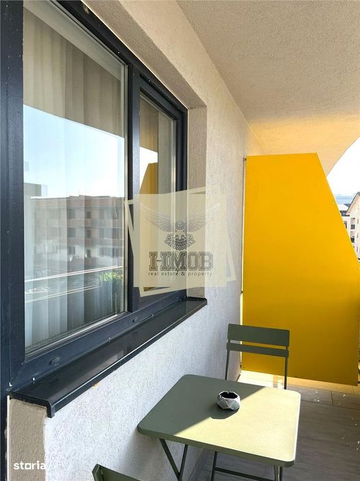 Garsoniera moderna 38 mp utili etajul 1 cu balcon in zona Ciresica