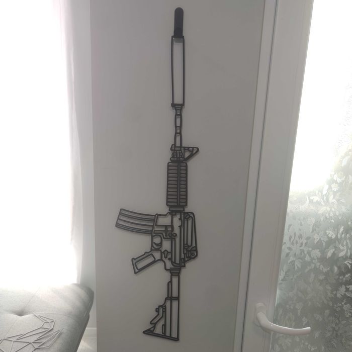 Метална картина M4A1-S от CS2/CS – 75см | Безплатна доставка