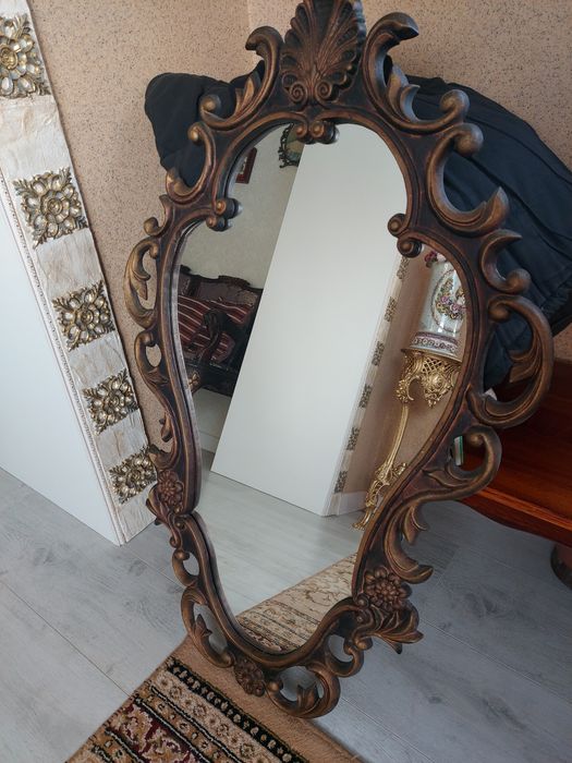 Зеркало в раме советское, винтаж