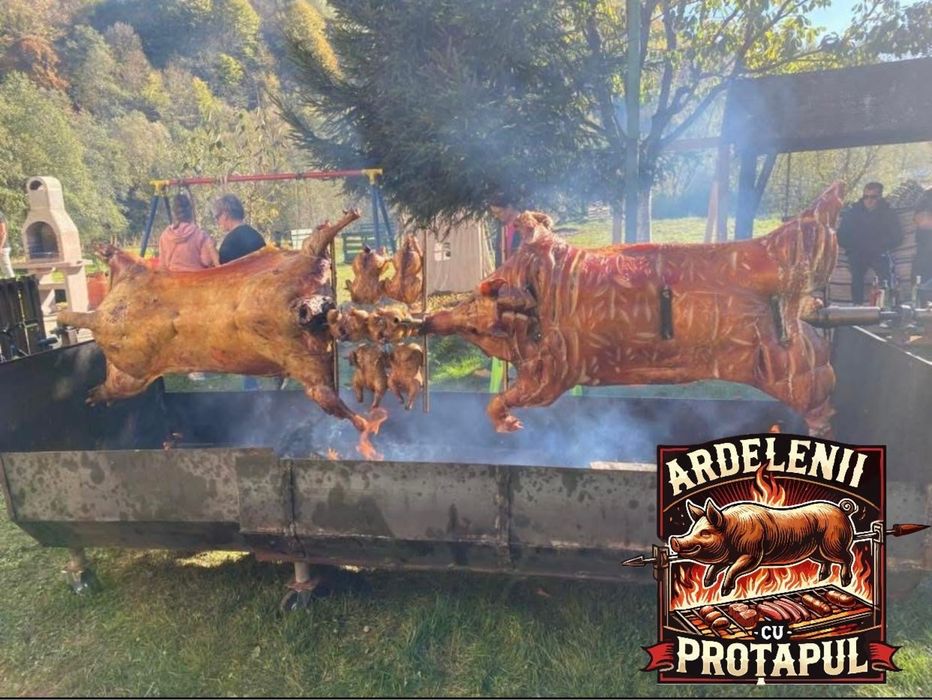 Pregatim , porc, berbecut, pui, ciolane la rotisor/ protap.