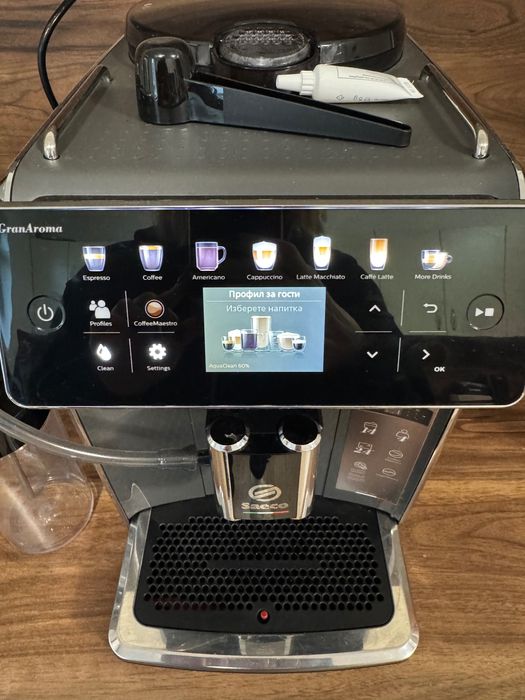Saeco GranAroma-SM6585
Напълно автоматична машина за еспресо.