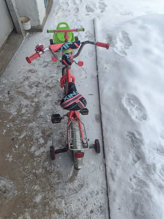 Велосипед детский розовый