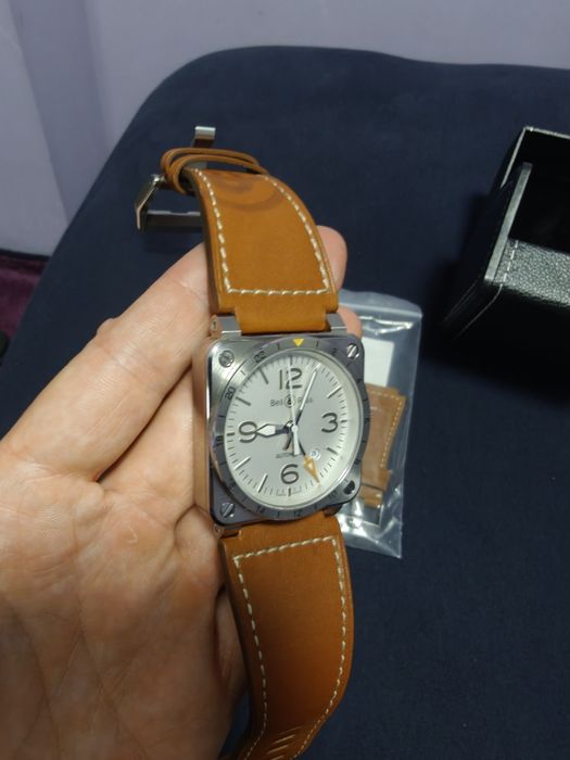 Часовник Bell & Ross BR03-93 GMT  + 2 кожени каишки