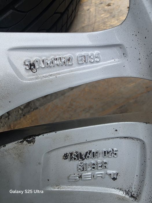 Лети джанти 14ки 4х100 Seat + летни гуми 175/65/14 Bridgestone