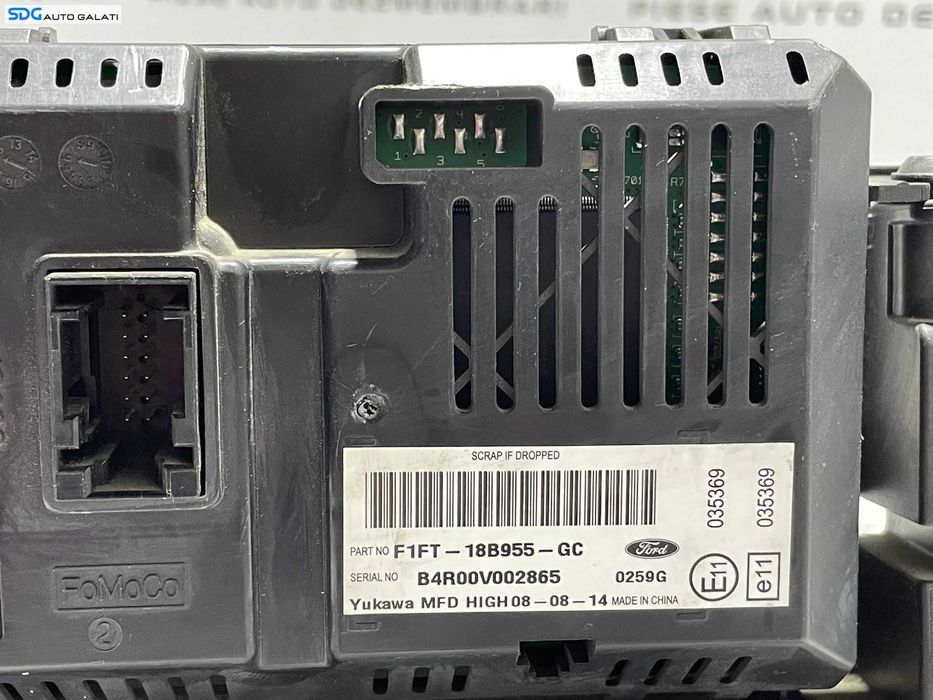 Unitate Radio CD Player AHU cu Ecran Display Ford Focus 3 2010 - 2015 Cod F1BT-18C816-HG F1FT-18B955-GC [L3125]