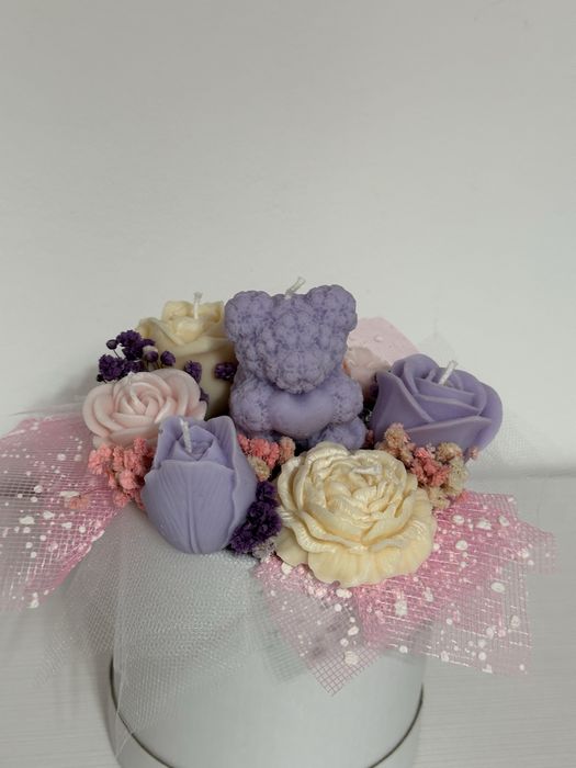 Букети от ароматни соеви свещи