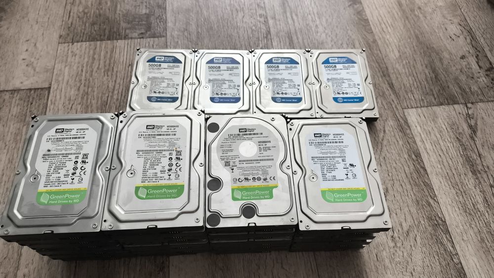 Жесткие диски 3.5" 500 Гб, есть опт