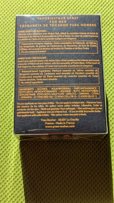 Parfum Yves Rocher - Ambre Noir