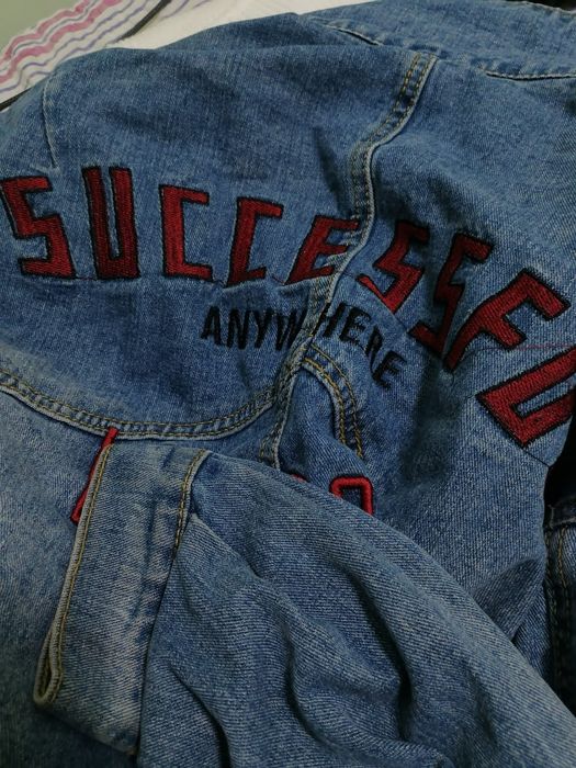 Джинсовка укороченная