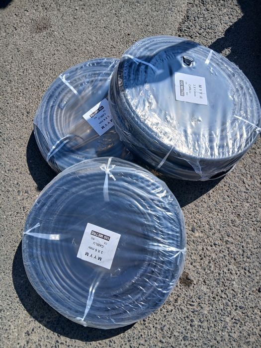 Cablu lițat. 3x6.  3x4.  3x2.5
