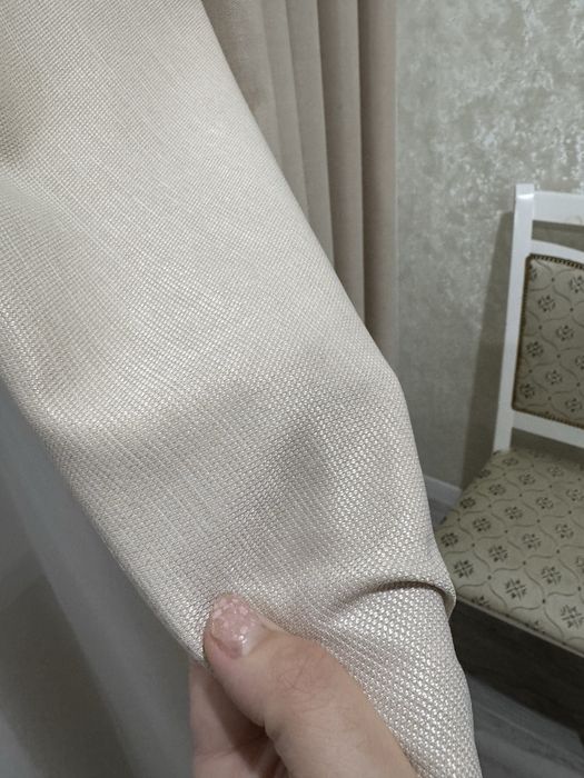 Продам шторы на люверсе вместе с гардином