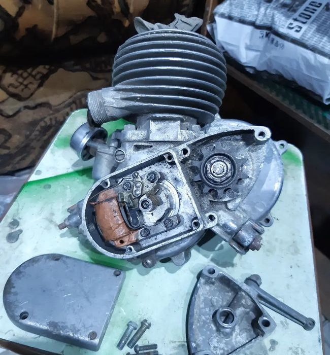 Советский мотор Д-5 + навесное