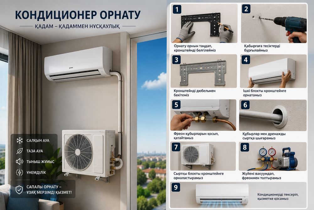 Установка заправка кондиционеров