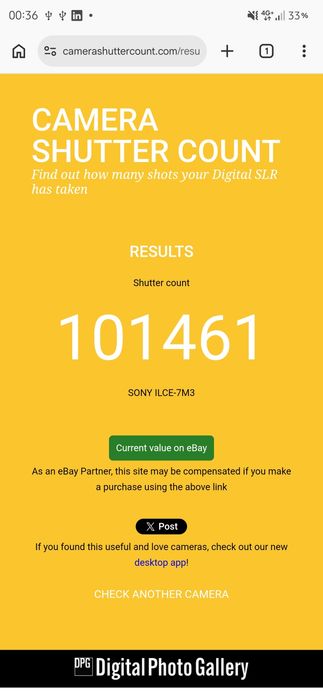 Vând Sony A7 lll impecabil!