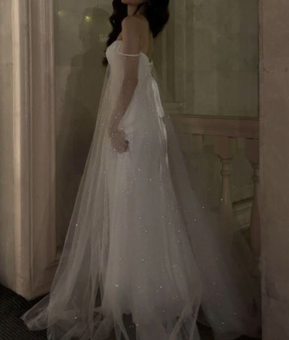 Белое выпускное / свадебное платье