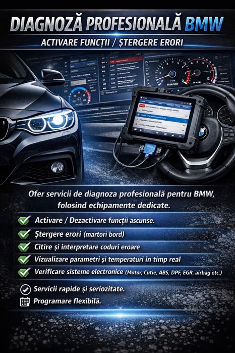 Diagnoza BMW / Functii ON/OFF
