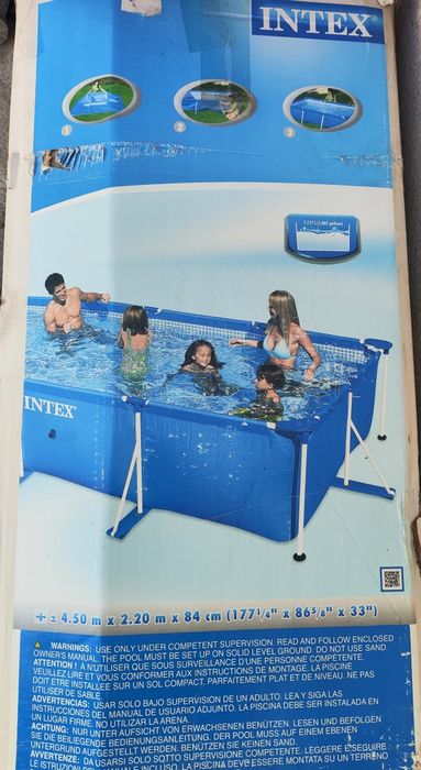 Продается бассейн Intex 450x220x84