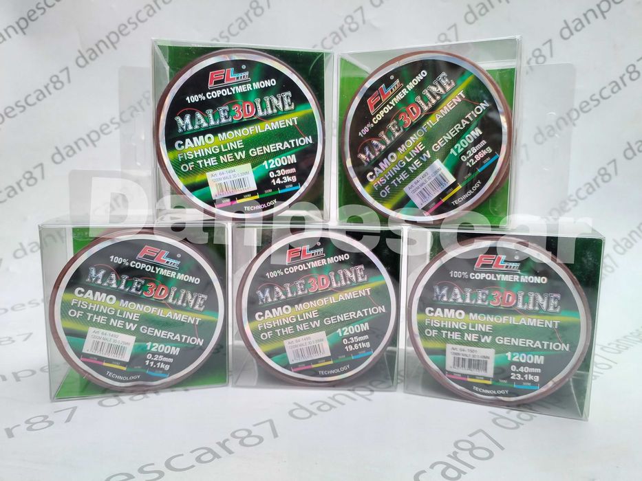 Fir ( Guta ) FL 3D Male Line CAMO 1200 Metri