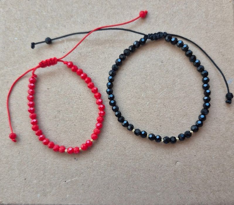 Bratari cu biluțe de aur