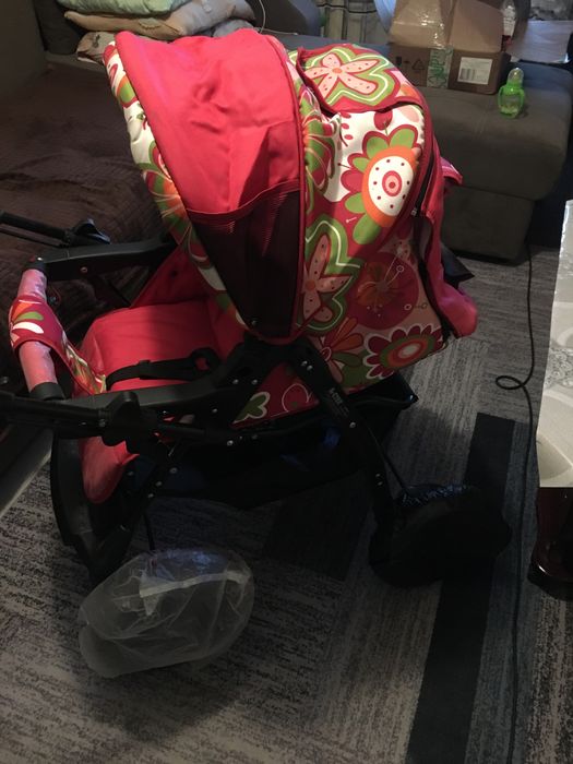 Коляска+сумка+люлька