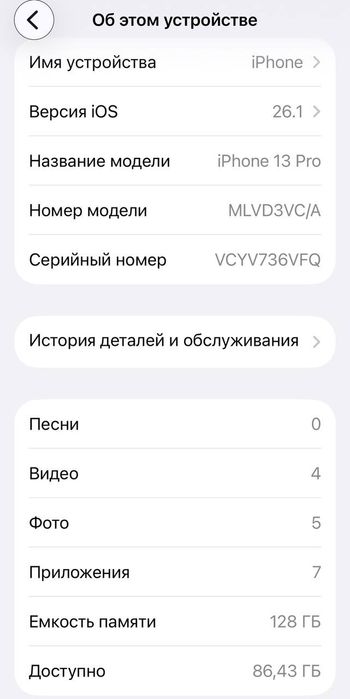 Iphone 13pro 128Gb