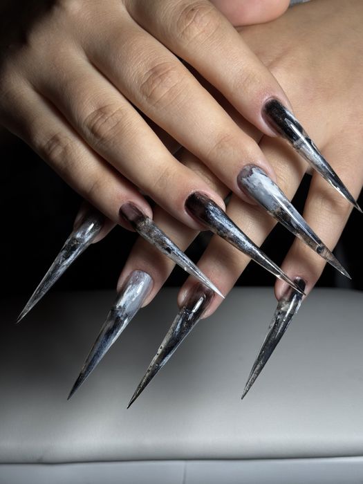 маникюр наращивание покрытие