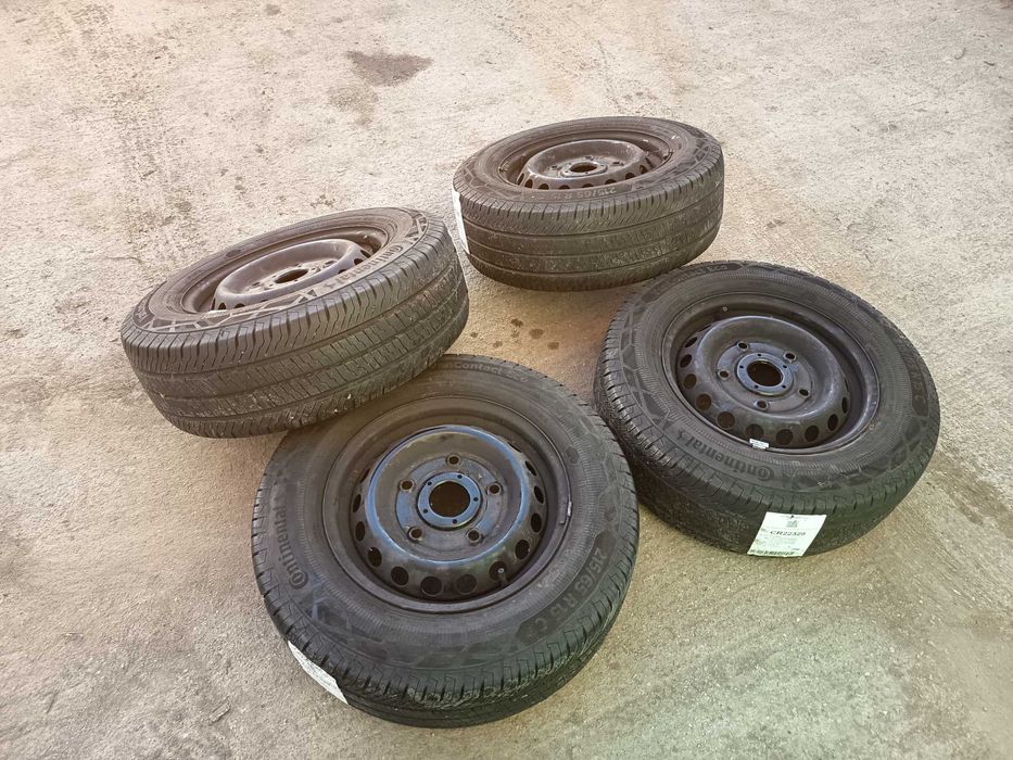 Roti complete jante Ford cu anvelope Continental 215/65R16C